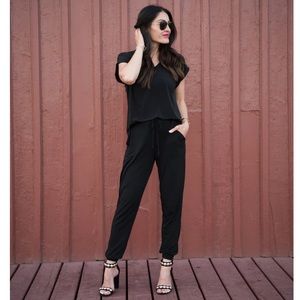 Brigitte Brianna blouse tee & joggers set